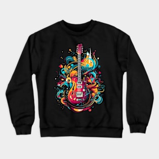 Captivating Music-Inspired Art Crewneck Sweatshirt